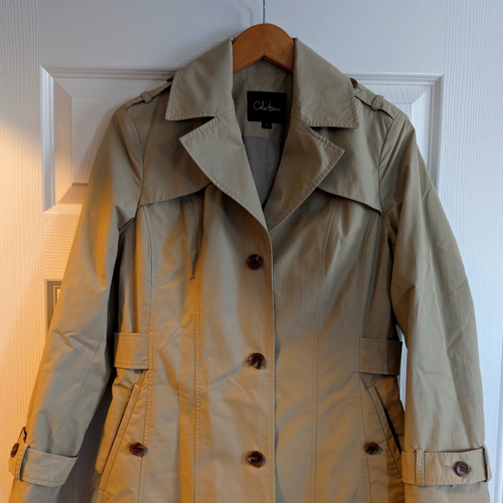 Cole Haan Beige Trench Coat